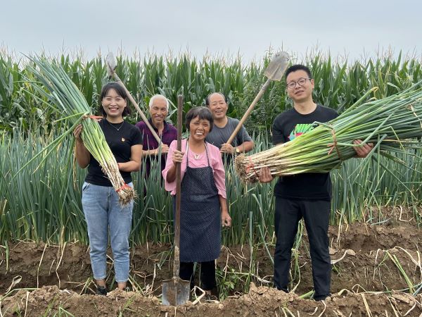 推廣宣傳五星大蔥，聯(lián)系渭化集團捐贈大型設(shè)備，通過樹立典型，輻射帶動群眾增收致富。.jpg